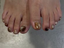 ネイル アトリエ フイユ イセサキ(Nail atelier Feuill isesaki)/design full ［foot］