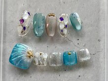 ニルトアネイル(Nyr Tor Nail)の雰囲気(夏のSpecial Design☆10本Art 各¥9500)