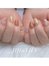 アンティークフラワーネイル