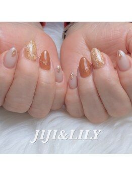 アンティークフラワーネイル