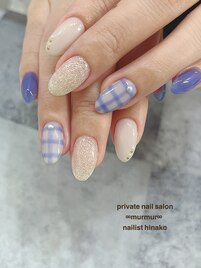 チェックネイル