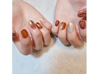 マノ(mano)/バレンタインニュアンスネイル