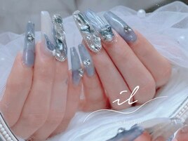 マーメイドネイル×埋め尽くし