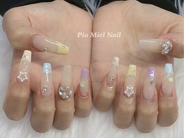 パステル×フレンチ×スター