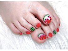 リーヴェ(Riebe)/スイカフットネイル