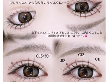 デイジー バイ アルテフィーチェ 梅田(daisy by artefice)/LEDマツエク上下☆