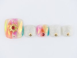 カラフルネイル &nbsp;フット6600円