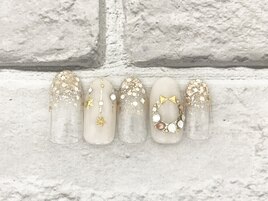 Xmasリースネイル