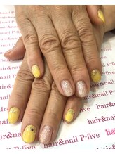 ヘアアンドネイル ピーファイブ(P-five)/春色ネイル♪