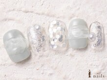 アイネイルズ 横浜WEST店(I-nails)/ニュアンスパールホロ8480円