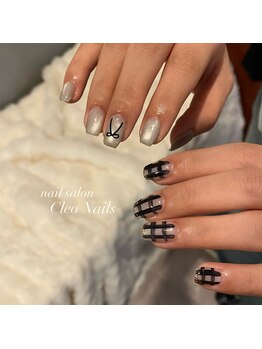 クレオネイルズ(Cleo Nails)/【Eri専用】アシメニュアンス