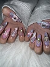 フラワーズネイル(flowers nail)/ユニコーンネイル