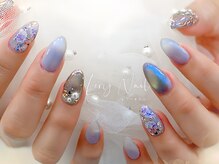 レリーネイル/紫陽花◇ニュアンスネイル