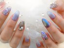 紫陽花◇ニュアンスネイル