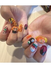 ハロウィンネイル
