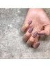 ☆最新技術☆ ジェルチップで10本長さだし:ワンカラー ¥11,800