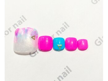 グラマーネイル(Glamor nail)/女子力UP☆フットネイル6500円！
