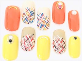 ワンカラー＋ツイード