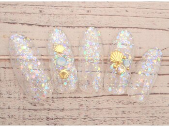 ワンネイル(ONE NAIL)/＃クリア＃夏＃貝殻