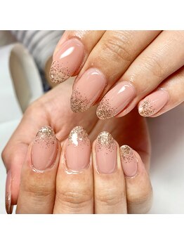 アイリッシュネイル 久屋大通店(Irish Nail)/maoジェル×ラメ