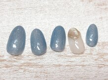 トータルラグジュアリーサロン ジョリーホワイト 綾瀬店(Jolie White)/定額4800 マグネットネイル使用