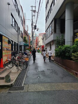 ラ ぺーシュ アヴニール/JR三ノ宮駅からサロンまで