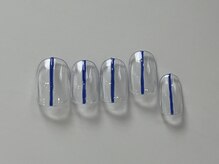 ネイルメゾン 天神店(NAIL MAISON)/繊細ストライプメンズ￥5550