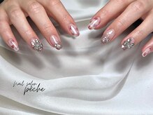 ペッシュ(peche)/ribbon × heart