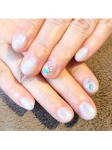 サヴァ アイラッシュアンドネイル(sava)/【淡色マグ×シェルモザイク】