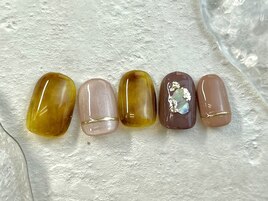 べっ甲ネイル【¥8800】