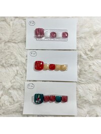 12月店舗限定フットデザイン