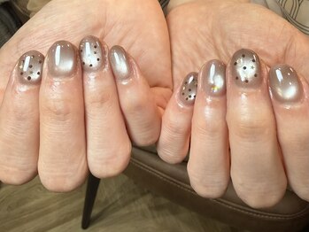ナットナット 原宿 北参道(NutNut /)/マグネット+ドット＆星ホロ
