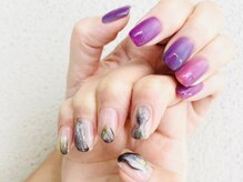 マグノリアネイル(magnolia nail)/ミディアムアート
