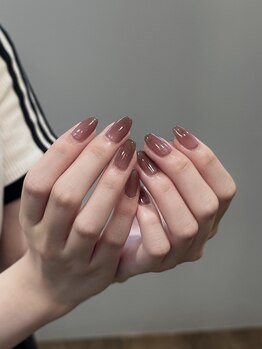 ニキ ヘアー ネイル(niki hair nail)/brown pink..