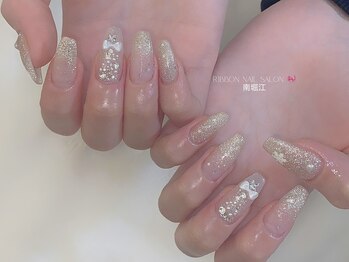 リボン(RIBBON)/【超キラキラネイル】
