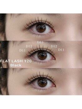 She's lash 渋谷店【パリジェンヌ/まつげパーマ/マツエク/眉毛/アイブロウ/パリエク】/フラットラッシュ120本