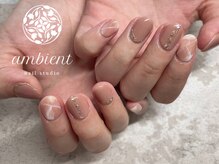 ネイルスタジオ アンビエント 表町店(Nail Studio ambient)/大人シンプルネイル
