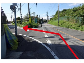 宇都宮整体院 咲/明保院への道順１(駒生運動公園)