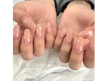 リアンスネイルヴィヴィッド 倉敷店(LianS nail ViViD)/ワンカラー＋シール
