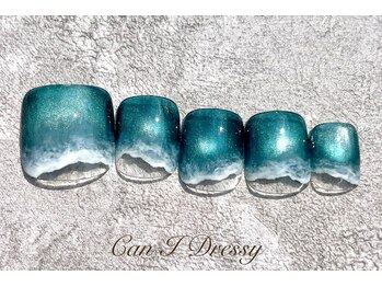 キャンアイ ドレッシー 横須賀中央店(Can i Dressy)/うるうる波ネイル¥7500