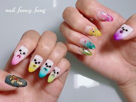 個性派モチーフネイル