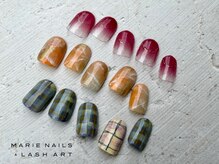 マリー ネイルズアンドラッシュアート モザイクモール港北店(MARIE NAILS & LASH ART)/定額￥8,800 ニュアンス 0130c