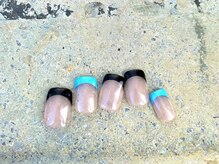 カニカニネイル 日本橋人形町(KANIKANI NAIL)/スキンカラーベースにフレンチ