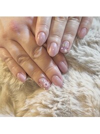 オーロラ×ピンク