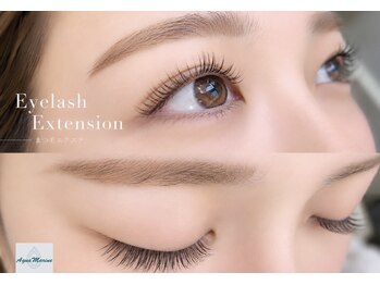 アイラッシュサロン アクアマリン(AquaMarine)/フラットラッシュ　眉カット
