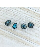 アイラッシュアンドネイル専門店 クラル(CURAR)/コンチョも手書きで仕上げます