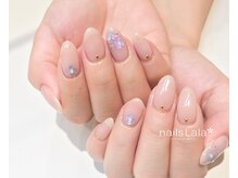 ネイルズ ララ(nails Lala)/ホロフラワーネイル