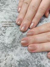 プライベート ネイルサロン マーマ(murmur)/キラキラワンカラー