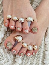 はあとねいる 宇都宮御幸ヶ原店/ミラーラインフットネイル