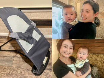 宿り木の写真/【お子さま同伴可サロン】赤ちゃん用にバウンサーのご用意あり◎座って待てるお子様は動画など視聴可能♪